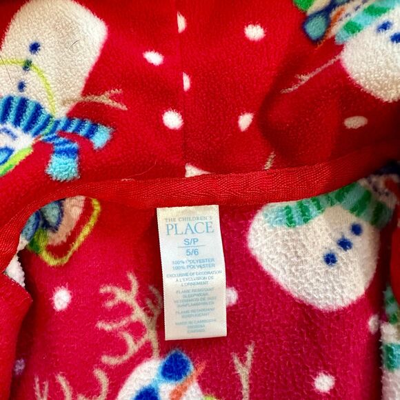 Boy’s Christmas Snowman One Piece Size 5/6 - Picture 7 of 10